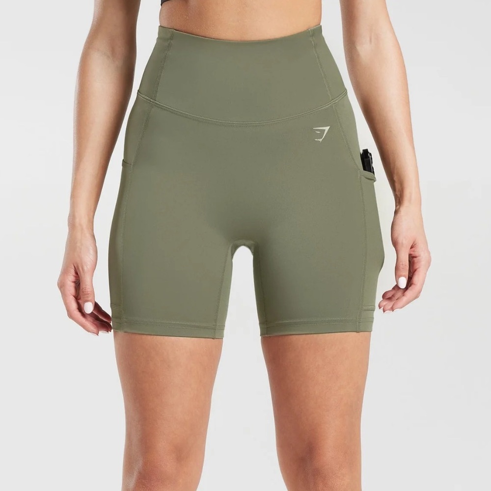 Gymshark Olive Women's Bike Shorts